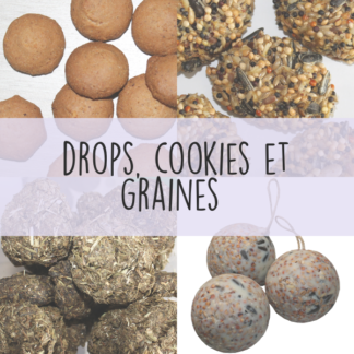 Drops, cookies et graines