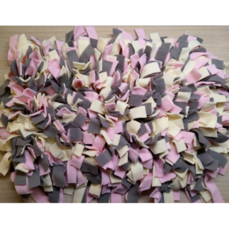 Tapis de fouille (rose, gris, écru) - 60cm x 40cm