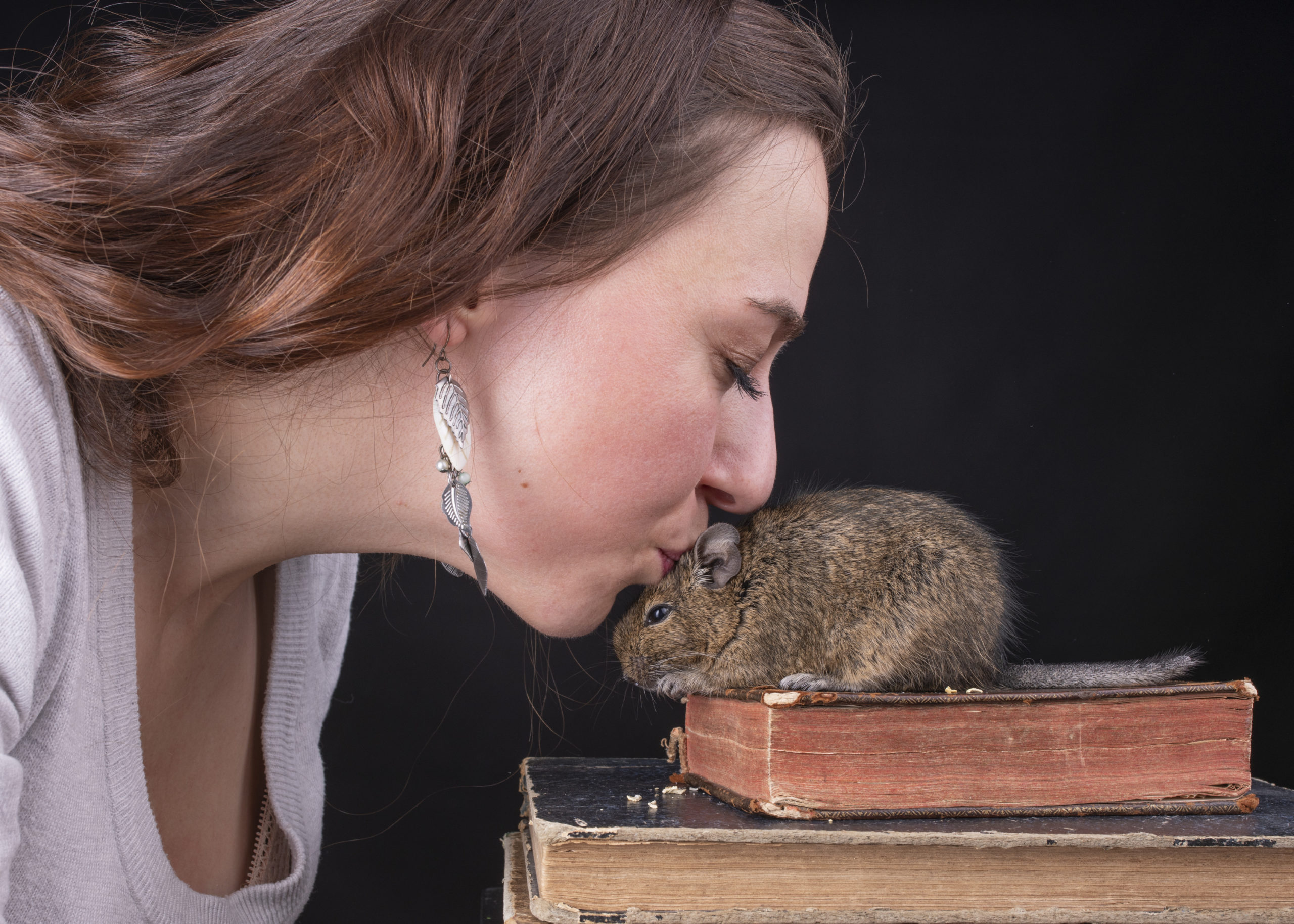 Mia et son humaine de compagnie par Sandy Wilhelm