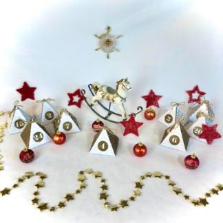 Calendrier de l'Avent doré